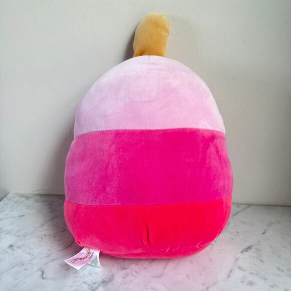 Squishmallows Pama the Strawberry Cake Pop 15" Pink Plush Toy - Picture 2 of 9